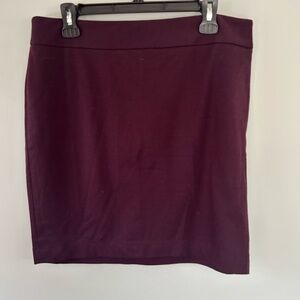 Ann Taylor LOFT Womens Pencil Skirt Maroon size 12